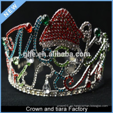 Tiara de encargo de la corona del rey de la princesa del cumpleaños